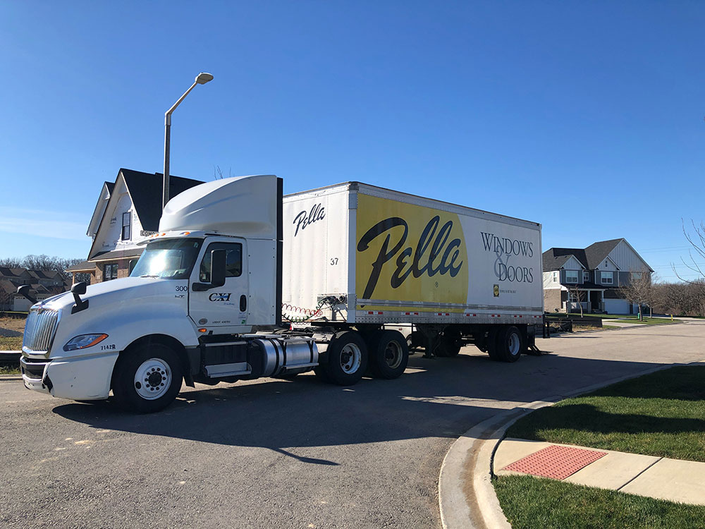 Dedicated truck for Pella